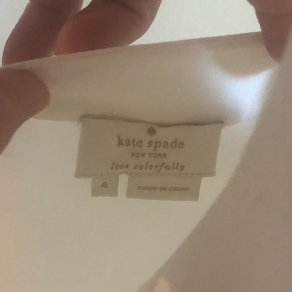 Kate Spade Sleeveless Pleated Front Silk Blouse - Picture 5 of 5